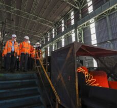 Bakan Dönmez, Cezayir'deki entegre demir çelik tesisini ziyaret etti