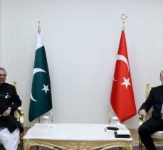 Cumhurbaşkanı Erdoğan, Pakistan Cumhurbaşkanı Alvi ile bir araya geldi