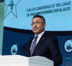 Cumhurbaşkanı Yardımcısı Oktay, Parlamenterler Arası Kudüs Platformu 4. Konferansı gala yemeğinde konuştu: