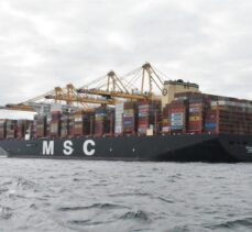 Dev konteyner gemisi “MSC Samar” Tekirdağ'dan ayrıldı