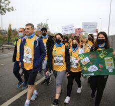 Doğalı öğrenciler,  “Doğalılar İyilik Peşinde” sloganıyla maratona katıldı
