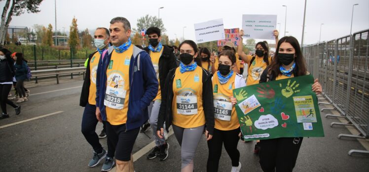 Doğalı öğrenciler,  “Doğalılar İyilik Peşinde” sloganıyla maratona katıldı