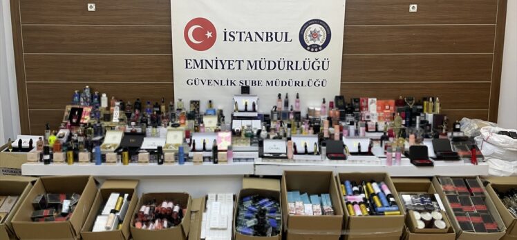 İstanbul'da 41 bin 289 adet sahte parfüm ele geçirildi