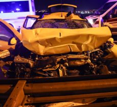 İstanbul'daki trafik kazasında 10 kişi yaralandı