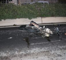 İzmir'de kaza yapan motosiklet sürücüsü hayatını kaybetti