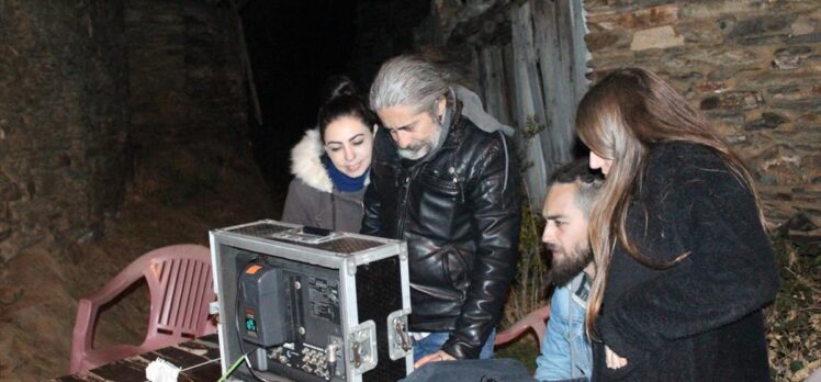 İzmir'in “hayalet köyü”nde korku filmi çekiliyor