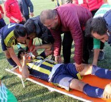 Malatya'da dili boğazına kaçan futbolcu hastaneye kaldırıldı