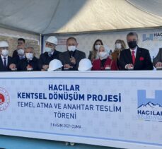 Özhaseki Kayseri'de kentsel dönüşüm konutlarının anahtar teslim töreninde konuştu: