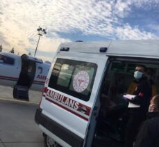 Siirt'te böbrek yetmezliği bulunan çocuk ambulans uçakla Ankara'ya sevk edildi