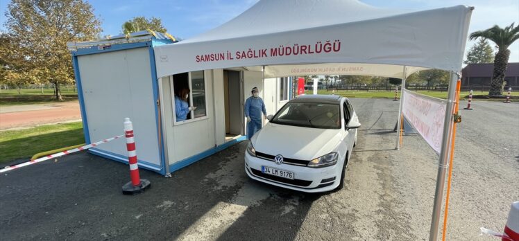 Türkiye'de ilk “araçta PCR testi” Samsun'da yapıldı