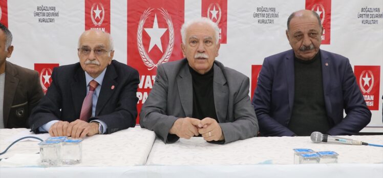 Vatan Partisi Genel Başkanı Perinçek, Yozgat'ta “Üretim Devrimi Kurultayı”na katıldı