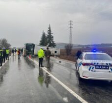 GÜNCELLEME – Amasya'da yolcu otobüsü devrildi 2 kişi öldü, 24 kişi yaralandı