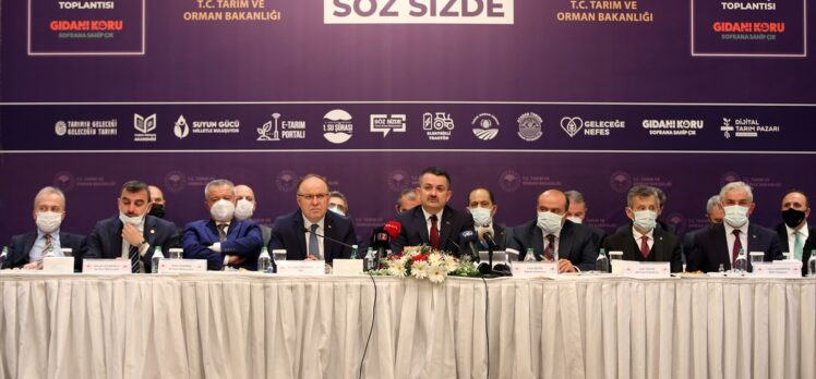 Bakan Pakdemirli Zonguldak'ta sektör buluşmasında konuştu: (1)