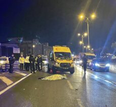 Bayrampaşa'da otomobilin çarptığı kişi öldü