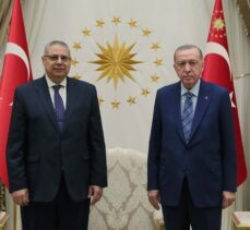 Cezayir Büyükelçisi Mımounı, Cumhurbaşkanı Erdoğan'a güven mektubu sundu