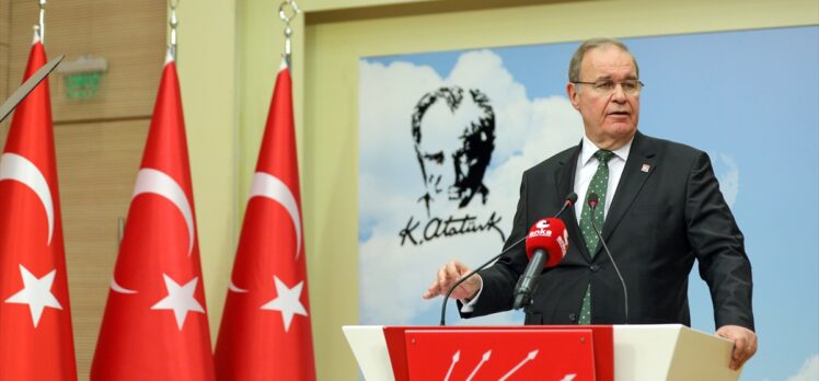 CHP Sözcüsü Faik Öztrak, basın toplantısı düzenledi: