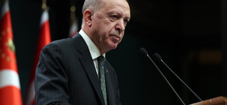 Cumhurbaşkanı Erdoğan Kabine Toplantısı'nın ardından millete seslendi: (1)