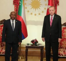Cumhurbaşkanı Erdoğan, Komorlar Birliği Cumhurbaşkanı Azali ile görüştü