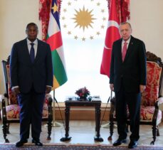 Cumhurbaşkanı Erdoğan, Orta Afrika Cumhuriyeti Cumhurbaşkanı Touadera ile görüştü