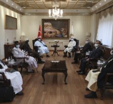 Diyanet İşleri Başkanı Erbaş, Fildişi Sahili İslami İşler Yüksek Konseyi Başkanı Diakite ile görüştü