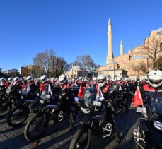 Emniyet Genel Müdürlüğüne 215 motosiklet teslim edildi