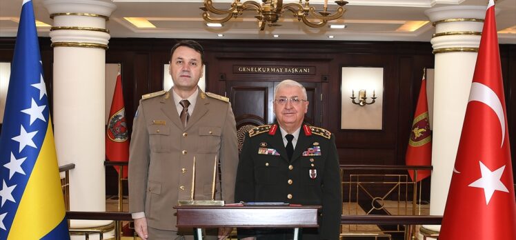 Genelkurmay Başkanı Orgeneral Güler, Bosna Hersekli mevkidaşı Korgeneral Masovic ile görüştü