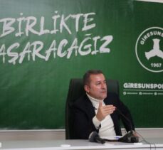 Giresunspor Kulübü Başkanı Karaahmet'ten takıma destek çağrısı: