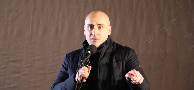 Gürcistan'da tutuklu Saakaşvili'ye destek gösterisi