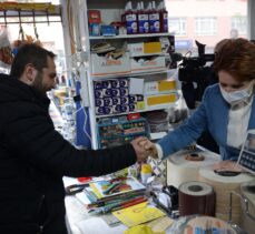 İYİ Parti Genel Başkanı Akşener, Kahramanmaraş'ta esnaf ziyaretinde bulundu