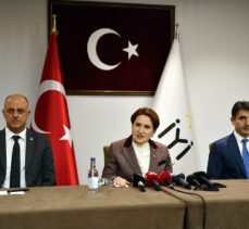 İYİ Parti Genel Başkanı Meral Akşener, Kilis'te basın mensuplarıyla bir araya geldi: