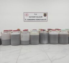 Kayseri'de 495 litre kaçak içki ele geçirildi