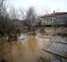 Kırklareli'nde taşkının zarar verdiği yerlerde hasar tespit çalışmaları başladı