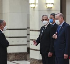 Libya Büyükelçisi Elgelaib, Cumhurbaşkanı Erdoğan'a güven mektubu sundu