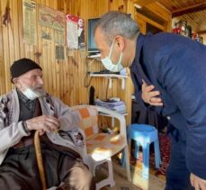 Ordu Valisi Sonel, 112 yaşındaki Metin'i ziyaret etti