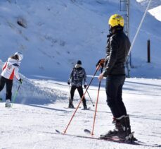 Palandöken'de kayak keyfi başladı