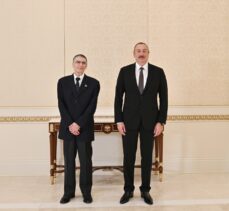Prof. Dr. Aziz Sancar Azerbaycan Cumhurbaşkanı Aliyev ile görüştü