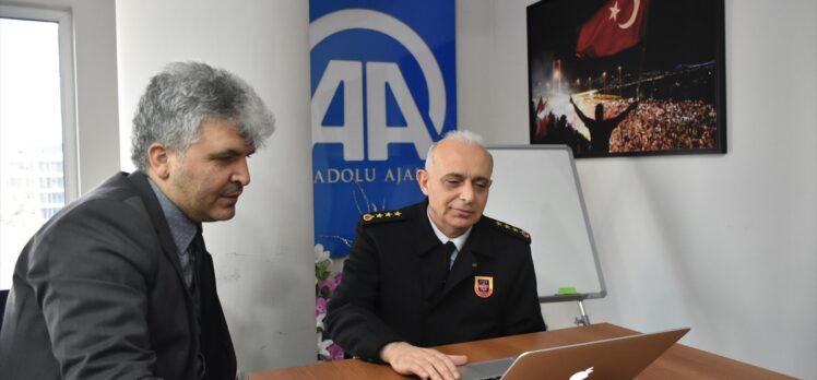 Samsun İl Jandarma Komutanı Ersever AA'nın “Yılın Fotoğrafları” oylamasına katıldı