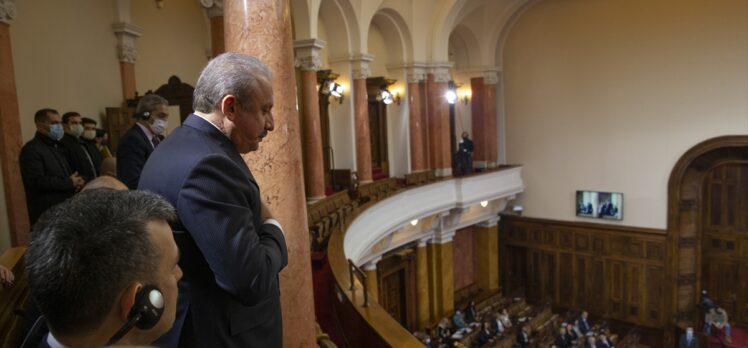TBMM Başkanı Şentop, Sırbistan Ulusal Meclis Başkanı Daçiç ile görüştü