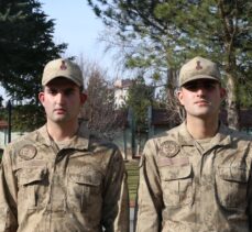 Tokat Jandarma Komutanlığında 6 ikiz kardeş askerlik görevini yapıyor