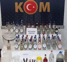 Trabzon'da sahte içki operasyonunda 1 kişi yakalandı