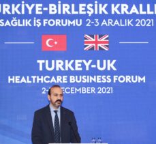 Sağlık Bakan Yardımcısı Tolunay, Türkiye-Birleşik Krallık Sağlık İş Forumu'nda konuştu: