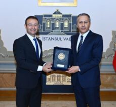 Türkiye Triatlon Federasyonu Başkanı Yalçınkaya'dan İstanbul Valisi Yerlikaya'ya ziyaret