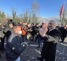 Ulaştırma ve Altyapı Bakanı Karaismailoğlu, Karabük'te köprü açılışına katıldı: