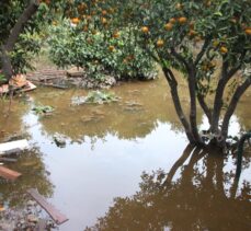 Bodrum'da yağıştan etkilenen alanlar ile temizlik çalışması havadan görüntülendi