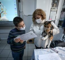 Bursa'da kedi Karamel'e özel karne