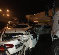 Gaziantep'teki zincirleme trafik kazasında 8 kişi yaralandı
