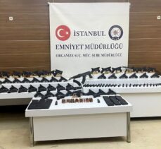 İstanbul'da silah kaçakçılığına yönelik operasyonda 9 şüpheli tutuklandı