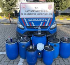 Kastamonu'da 420 litre kaçak içki ele geçirildi