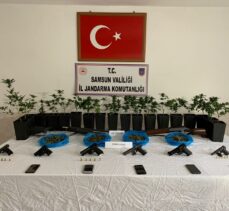 Samsun'da 16 adreste uyuşturucu bulunduran şüpheli yakalandı