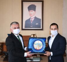 Şeref Eroğlu'ndan Antalya Valisi Ersin Yazıcı'ya ziyaret